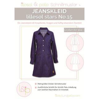 Schnittmuster - Lillesol &amp; Pelle - Stars No. 15 - Jeanskleid