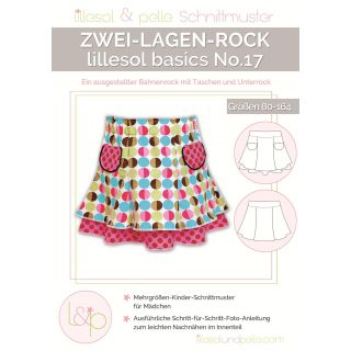 Schnittmuster - Lillesol &amp; Pelle - Basics No. 17 - Zwei-Lagen-Rock