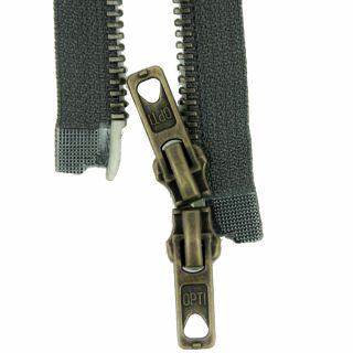 Reißverschluss Opti - M60 - 35cm - Werraschieber - Zweiwege - teilbar - schwarz