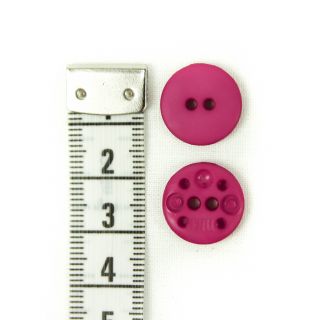 2-Loch-Knopf - 15 mm - matt-pink