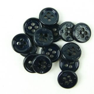 4-Loch-Knopf - 11 mm - navy