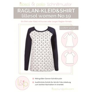 Schnittmuster - Lillesol &amp; Pelle - Lillesol Women No. 19 - Raglan-Kleid &amp; Shirt
