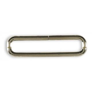 Rechteckring - 40 mm - silber - 2 Stück