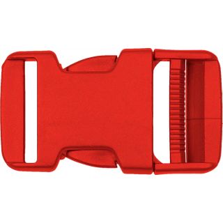 Steckschnalle - Kunststoff - 30 mm - rot
