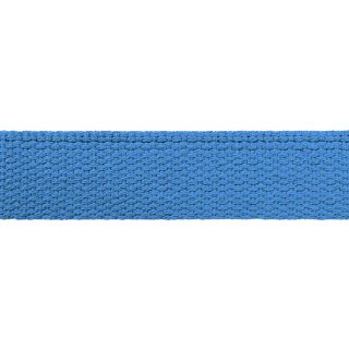 Baumwollgurtband - uni - 30 mm - jeansblau