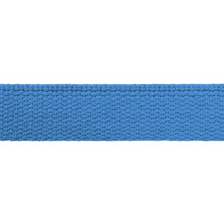 Baumwollgurtband - uni - 30 mm - jeansblau