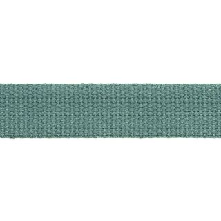 Baumwollgurtband - uni - 30 mm - seegrün