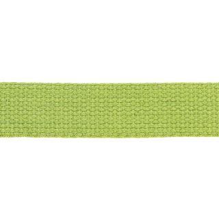 Baumwollgurtband - uni - 30 mm - hellgrün