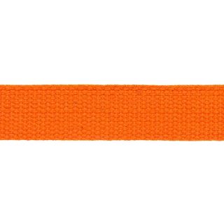Baumwollgurtband - uni - 30 mm - orange