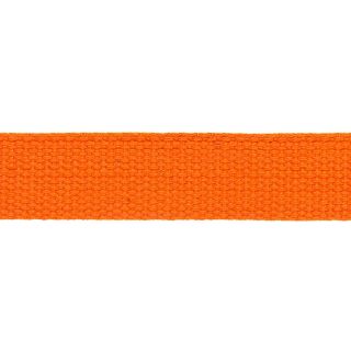 Baumwollgurtband - uni - 30 mm - orange