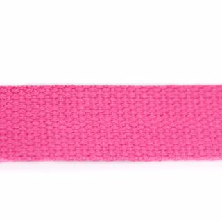 Baumwollgurtband - uni - 30 mm - rosa