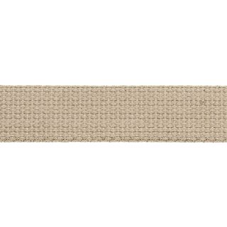 Baumwollgurtband - uni - 30 mm - graubraun