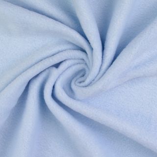 Fleece - antipilling - uni - hellblau