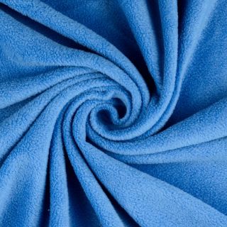 Fleece - antipilling - uni - blau