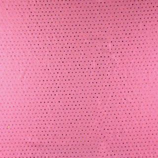 Folienjersey - kleine Punkte - Metallic - rosa