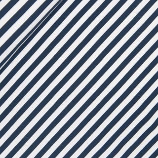 French Terry - breiter Streifen 1,1 cm - marine - weiss