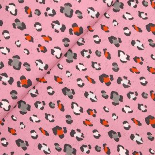 Baumwolljersey - Leo Liebe - rosa