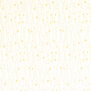 Baumwolle - Weihnachten - Sternenkette - weiss - gold - silber