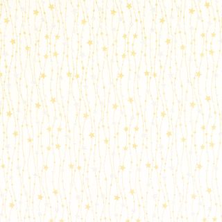 Baumwolle - Weihnachten - Sternenkette - weiss - gold - silber