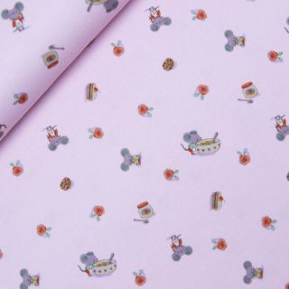 Interlockjersey - Mäusebuffet - rosa