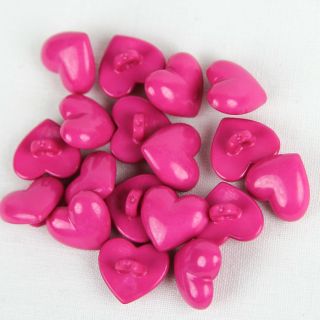 Herz - 14 mm - Öse - pink