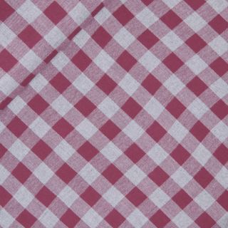 Baumwolle - Blusenstoff - Flanell - Karo - rot