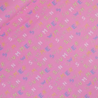 Baumwolljersey  - summer  - sun - swim - rosa
