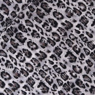 Baumwolljersey - Nebelleopard - grau