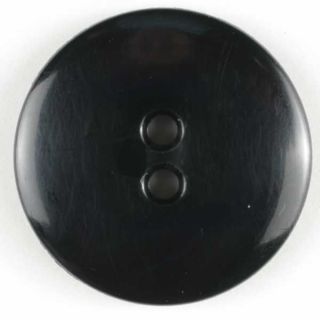2-Loch-Knopf - 23 mm - glänzend-schwarz