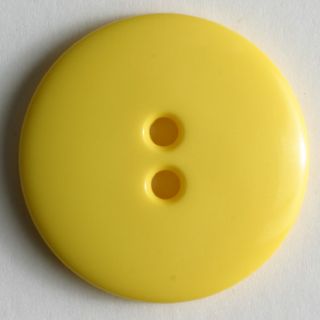 2-Loch-Knopf - 23 mm - glänzend-gelb