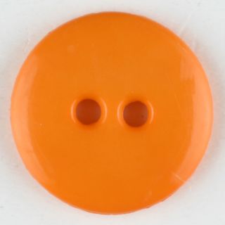 2-Loch-Knopf - 23 mm - glänzend-orange