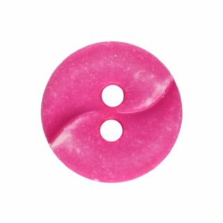 2-Loch-Knopf - 13 mm - Wellenprägung - pink