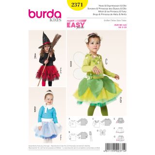 Schnittmuster - burda kids - Hexe, Eisprinzessin - 2371