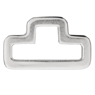 D-Ring - 30 mm - Metall - silber