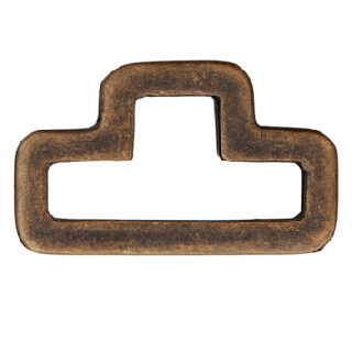 D-Ring - 40 mm - Metall - brüniert