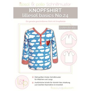 Schnittmuster - Lillesol &amp; Pelle - Basics No. 24 - Knopfshirt