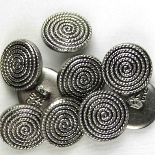 Öse - 19 mm - Spirale - silber