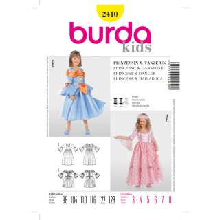 Schnittmuster - burda style - Prinzessin, Tänzerin - 2410