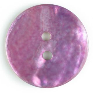 2-Loch-Knopf - 13 mm - Perlmutt - pink