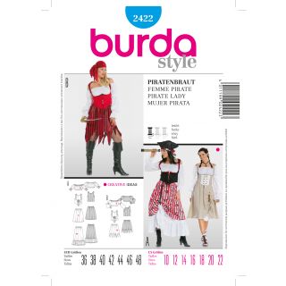 Schnittmuster - burda style - Piratenbraut - 2422