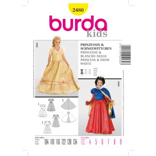 Schnittmuster - burda style - Prinzessin, Schneewittchen - 2480