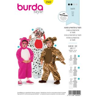 Schnittmuster - burda style - Hund, Panter, Tiger - 2502