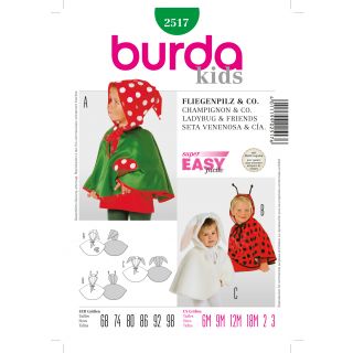 Schnittmuster - burda style - Fliegenpilz &amp; Co - 2517