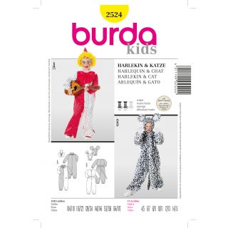 Schnittmuster - burda style - Harlekin &amp; Katze - 2524