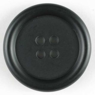 4-Loch-Knopf - 23 mm - schwarz - matt