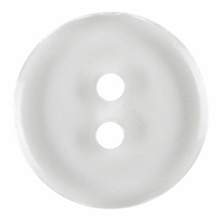 2-Loch-Knopf - 20 mm - transparent