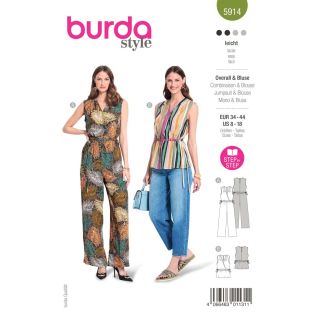 Schnittmuster - burda style - Overall &amp; Bluse - 5914