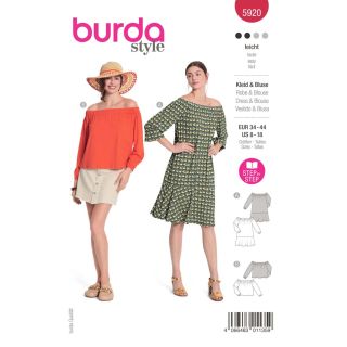 Schnittmuster - burda style - Kleid &amp; Bluse - 5920