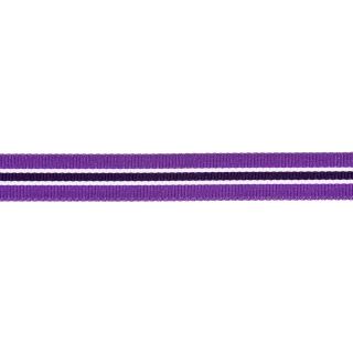 Ripsband - 16 mm - Streifen - flieder-lila