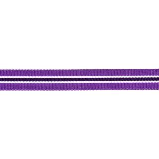 Ripsband - 16 mm - Streifen - flieder-lila